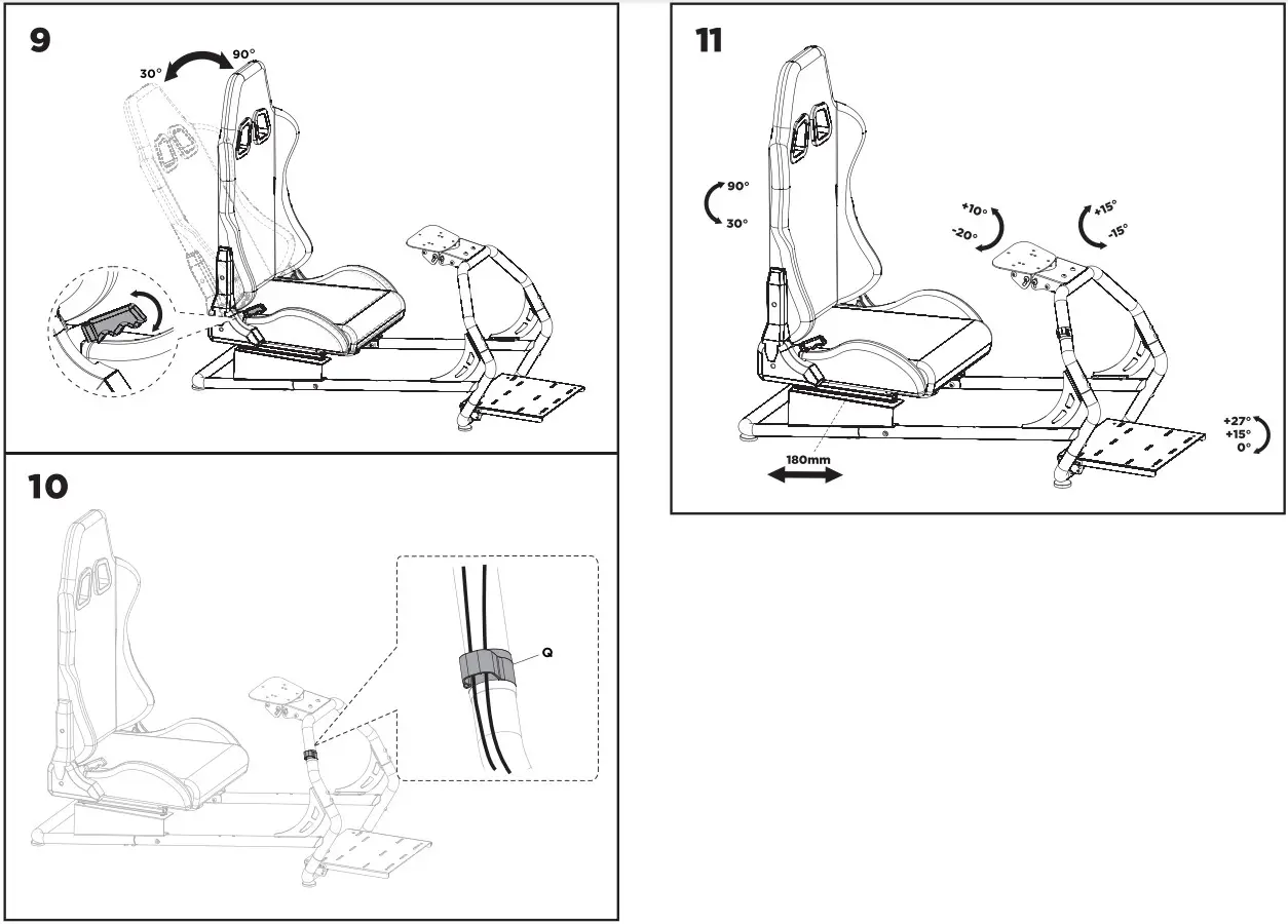 WHITE SHARK RSC 303 Racing Simulator Cockpit - Figure 1