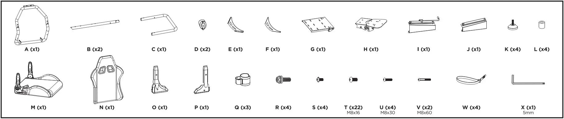 WHITE SHARK RSC 303 Racing Simulator Cockpit - Figure 2