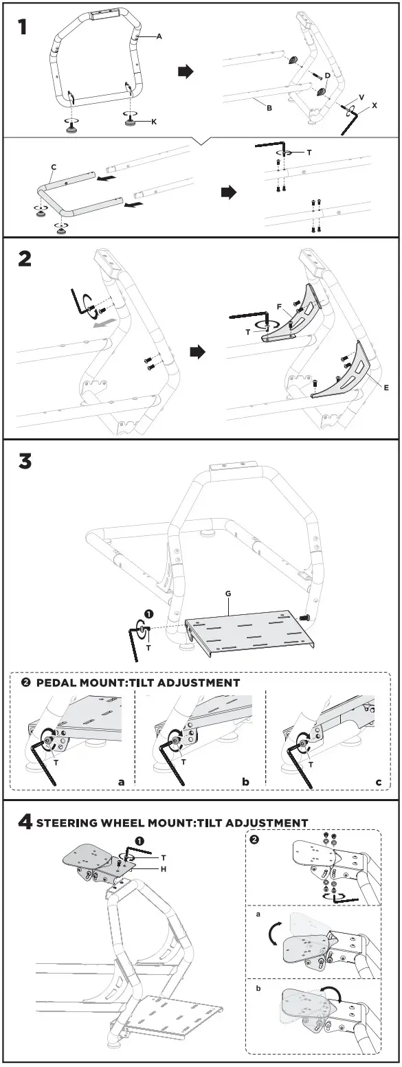 WHITE SHARK RSC 303 Racing Simulator Cockpit - Figure 3
