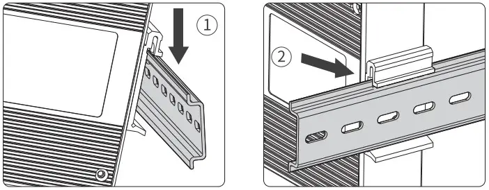 Maiwe MIEN2216 Industrial Ethernet Switch - installed firmly