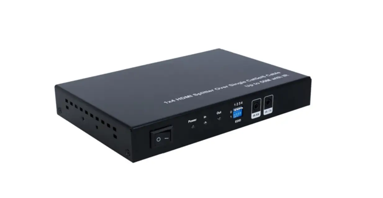 Angustos Kvs164-ir 1x4 Hdmi Splitter Over Single Cat5e/6 Cable User Manual