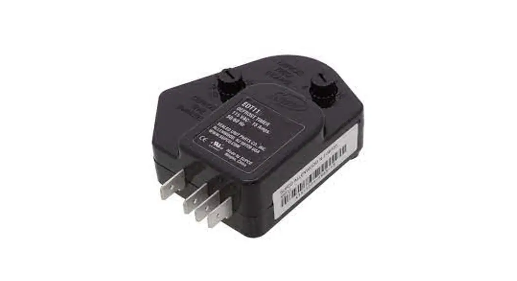 Supco Edt11 Electronic Defrost Timer 120vac User Guide