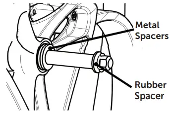 Wheelchairs Loopwheels Classic and Carbon - rubber washer