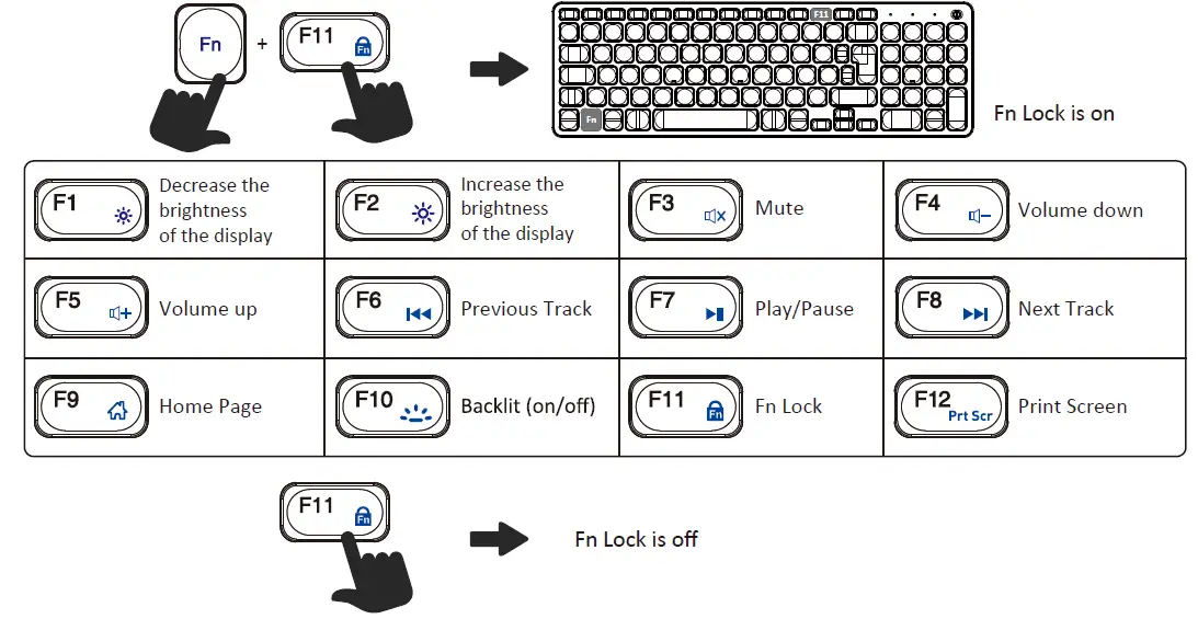 perixx-PERIBOARD-733-Wireless-Backlit-Rechargeable-Scissor-Keyboard-06