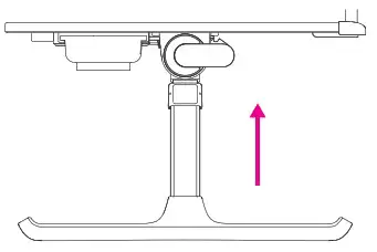 Aluratek ACT02F Adjustable non Slip Laptop Stand Table - Height Adjustment 1