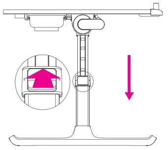 Aluratek ACT02F Adjustable non Slip Laptop Stand Table - Height Adjustment 2