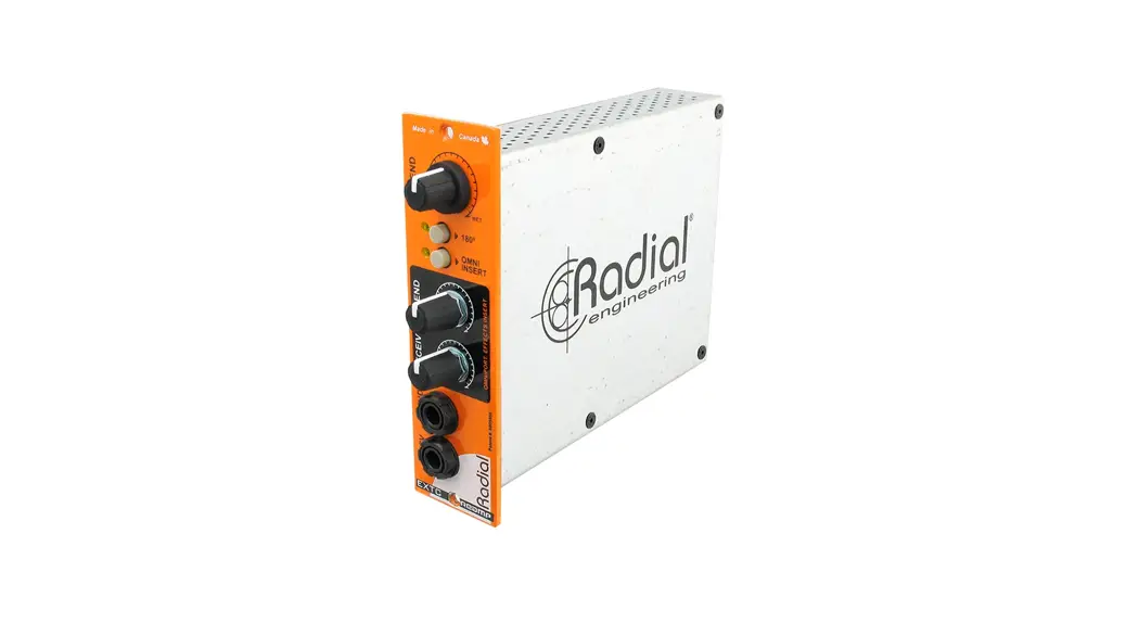 Radial Extc 500 500 Series Module Reamp Owner's Manual Radial Extc 500 500 Series Module Reamp Owner's Manual