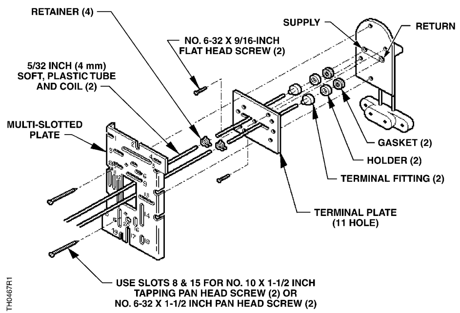 SIEMENS 129 140 Retrostat Kits for Honeywell D N or H C Thermostats - fig 1