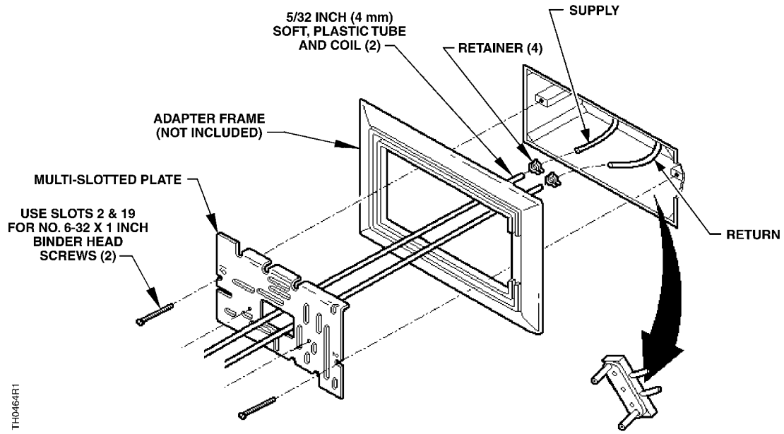 SIEMENS 129 140 Retrostat Kits for Honeywell D N or H C Thermostats - fig 4