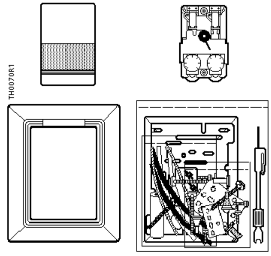SIEMENS 129 140 Retrostat Kits for Honeywell D N or H C Thermostats