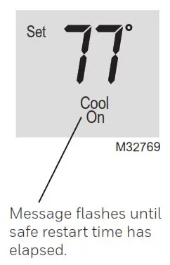 Honeywell Non-Programmable Thermostat - Built-in compressor protection