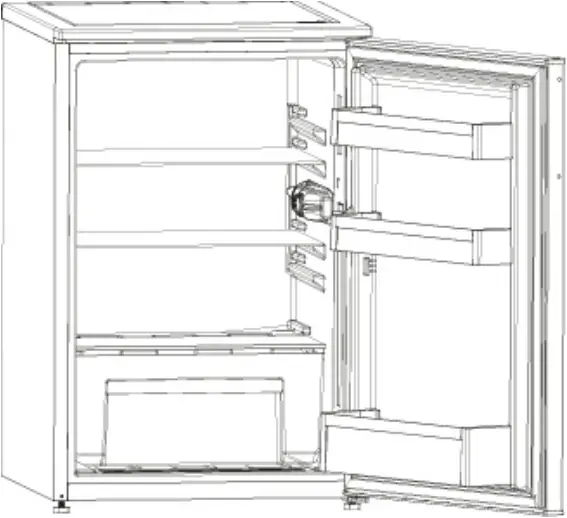 KONCAR H54151SF Refrigerator