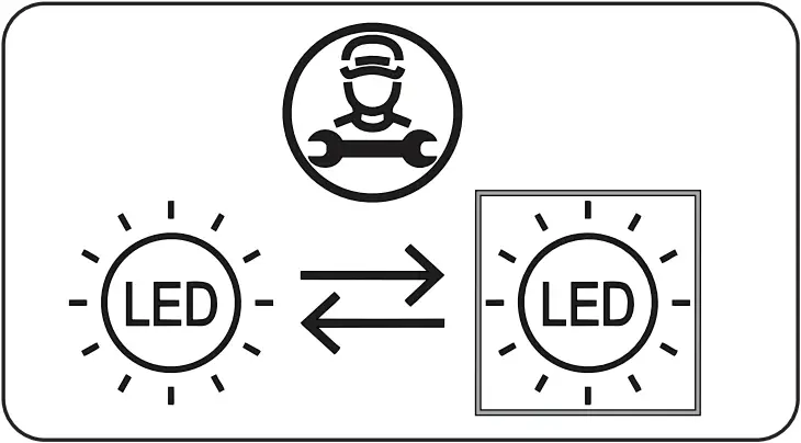 KONCAR H54151SF - Replacing LED Lighting