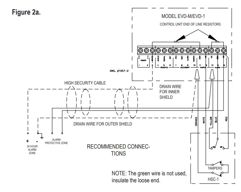 POTTER HSC-1 High Security Contact Switch - Figure 2