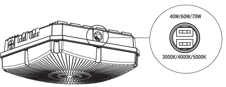 PORTOR LIGHTING-PT-CAT2-HW-3CP-LED-Square-Canopy-Luminaire-1