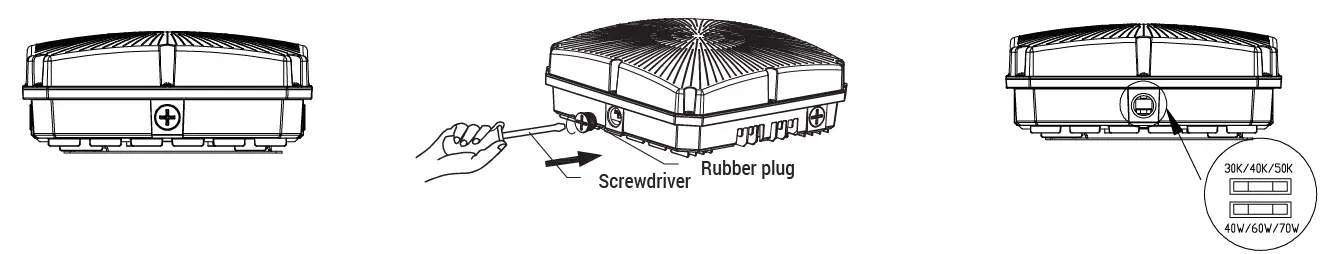 PORTOR LIGHTING-PT-CAT2-HW-3CP-LED-Square-Canopy-Luminaire-2