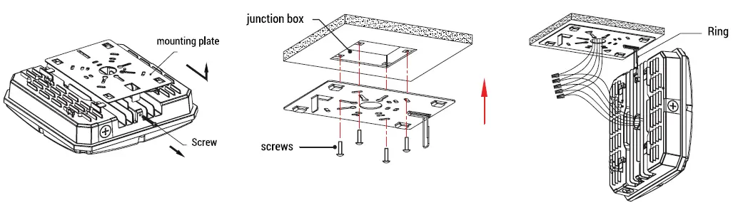 PORTOR LIGHTING-PT-CAT2-HW-3CP-LED-Square-Canopy-Luminaire-3