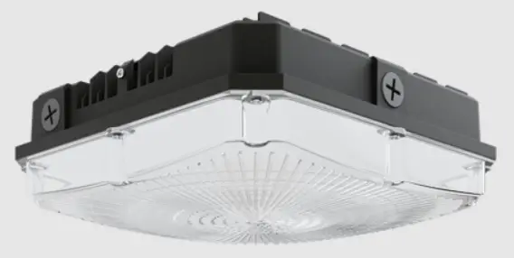 PORTOR LIGHTING-PT-CAT2-HW-3CP-LED-Square-Canopy-Luminaire