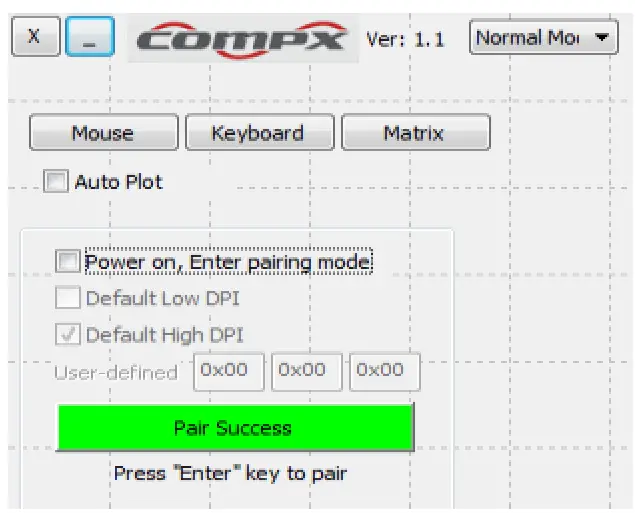 compx 2.4G Wireless Mouse - checking software1