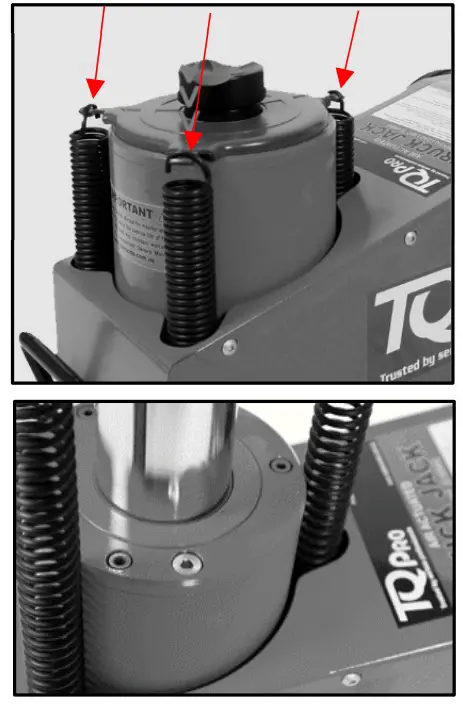 TQB PROTRJA20T Truck Jack Air Actuated Bleed - Motor Pump