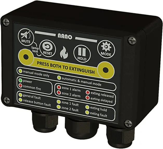 N2KB NANO Fire Detection and Extinguishing Control System