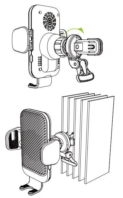 ZeeHoo ZCF30 Fast Wireless Car Charger - FIG 13