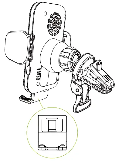 ZeeHoo ZCF30 Fast Wireless Car Charger - FIG 15