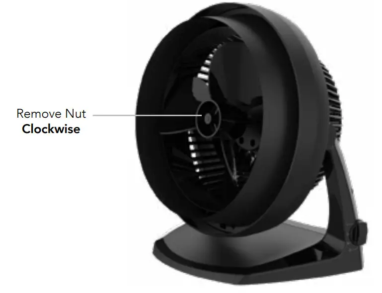 VORNADO X2-Series Whole Room Air Circulator- BLADE REMOVAL