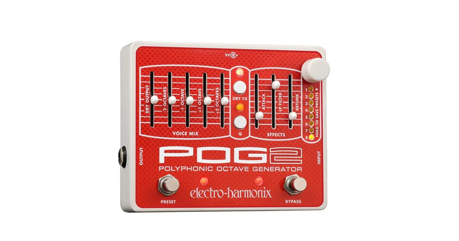 Electro-harmonix Pog2 Polyphonic Octave Generator Pedal User Manual Electro-harmonix Pog2 Polyphonic Octave Generator Pedal User Manual