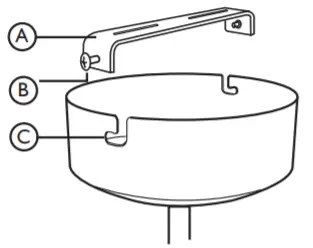 JOHN LEWIS Lulu 3 Arm Ceiling Light -FIG 1