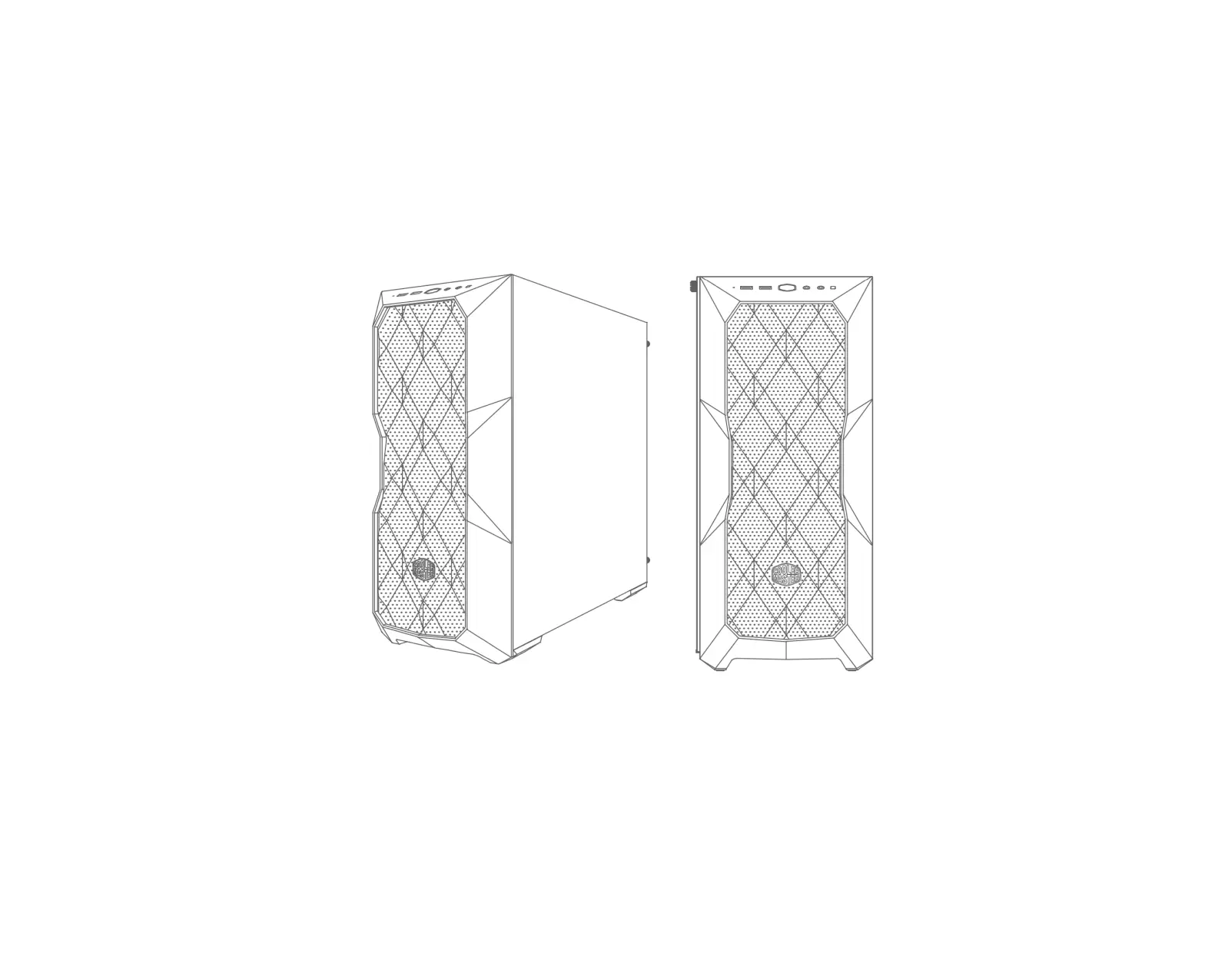 Cooler Master Td500 Masterbox Mesh Mid Tower Case Instruction Manual