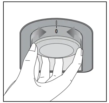 beko BCSA285K3SN Refrigerator -setting button