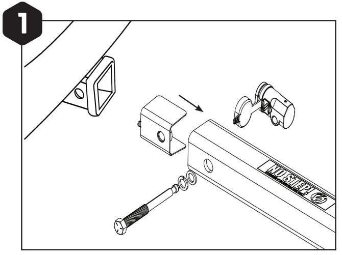 SARIS 4430 Swing Away Hitch Rack Adapter 2 inch -figure 2