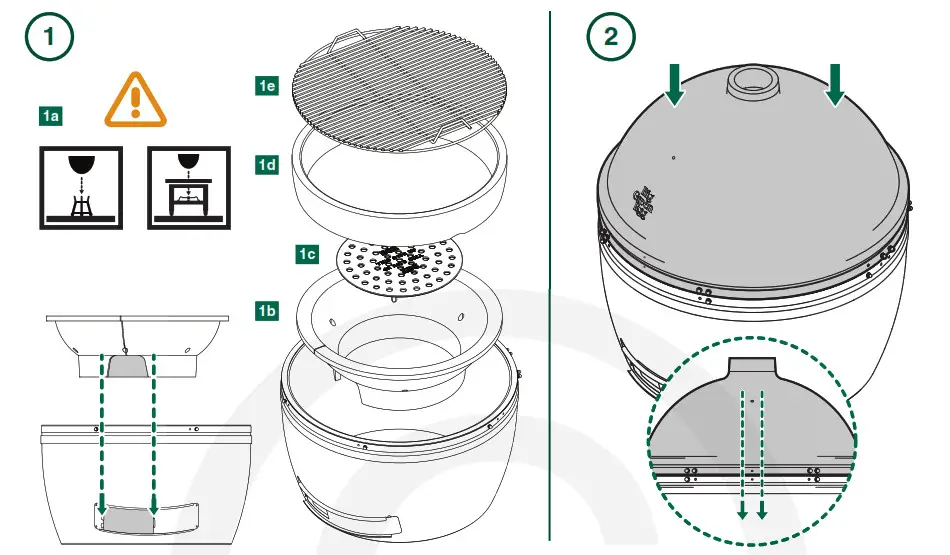 Big Green Egg 2XL EGG- 1