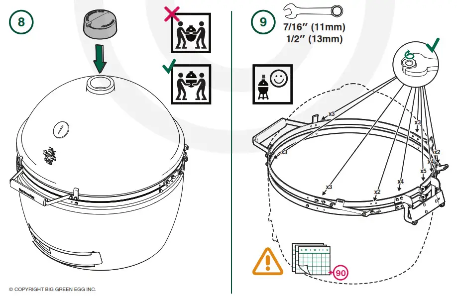 Big Green Egg 2XL EGG- 8