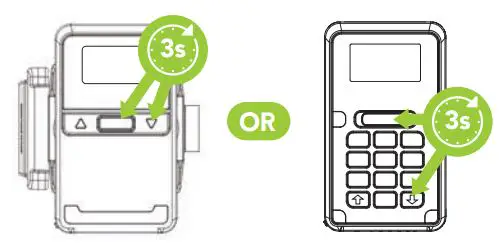 KOAMTAC Bluetooth Barcode Scanner KDC180 User Guide - Power on off