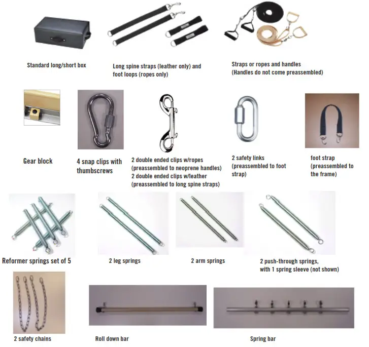 PEAK PILATES Artistry Total Workout System TWS- TOOLS 2