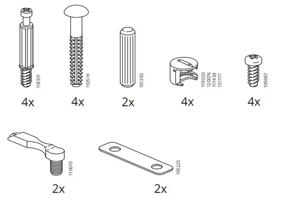 IKEA KOMPLEMENT- Screw
