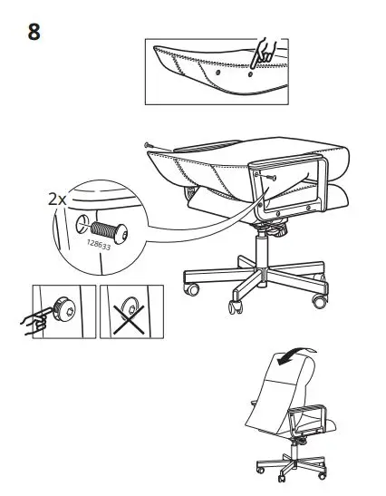 IKEA 503.394.14 MILLBERGET Swivel Chair fig10