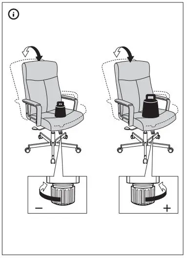 IKEA 503.394.14 MILLBERGET Swivel Chair fig14