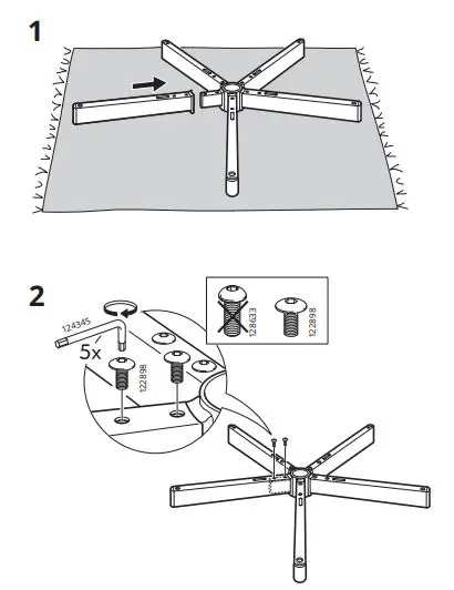 IKEA 503.394.14 MILLBERGET Swivel Chair fig4