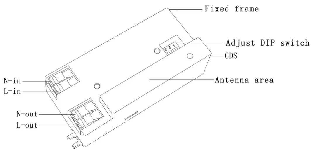 EasyDetek EDC212S-B Motions Sensor - Pin description