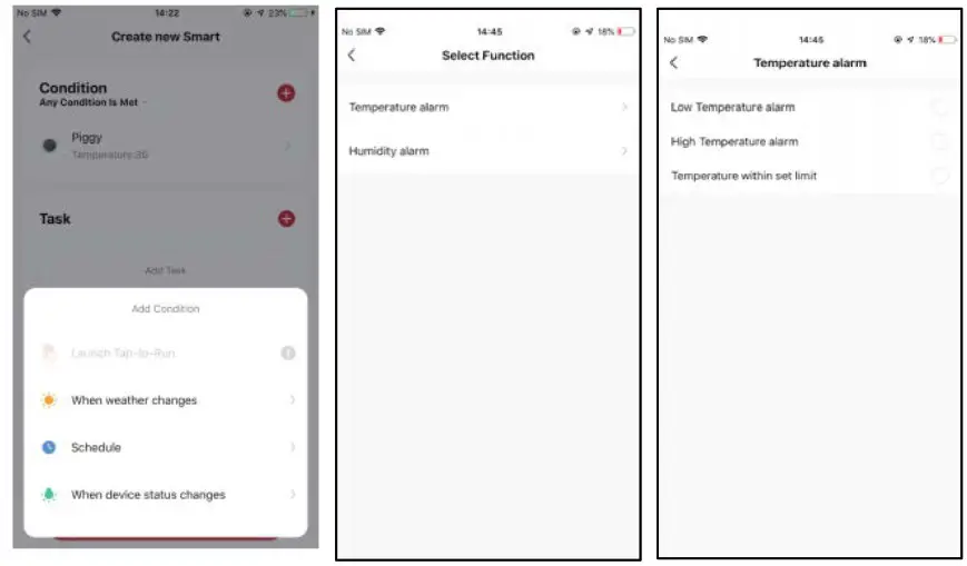kogan KASNSRWFTHA Smarterhome Smart Temerature and Humidity Sensor - OPERATION 2