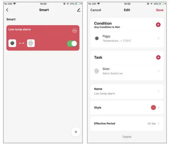 kogan KASNSRWFTHA Smarterhome Smart Temerature and Humidity Sensor - OPERATION 7