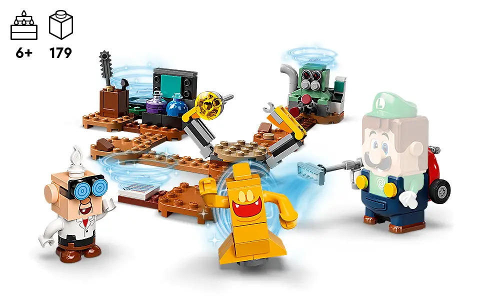 LEGO 71397 Luigi’s Mansion Lab and Poltergust Expansion Set
