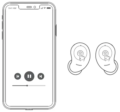 ACEFAST T7 Unrivalled True Wireless Stereo Earbuds Silver - music