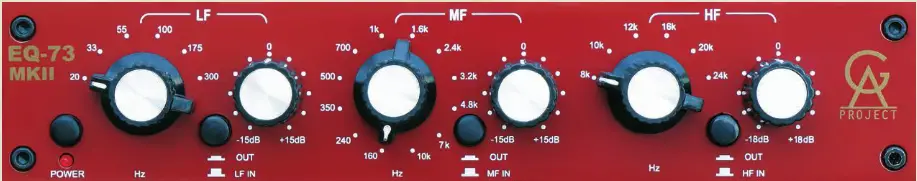 Golden Age Project EQ 73 MKII Vintage Style Equalizer