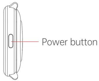 Wo Smart Technologies GT5 Wearable Smart Watch - power button