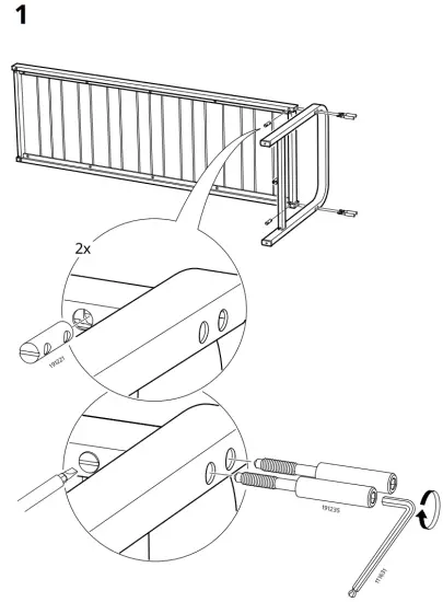 IKEA 504 019 86 SJALLAND Outdoor Bench - fig5