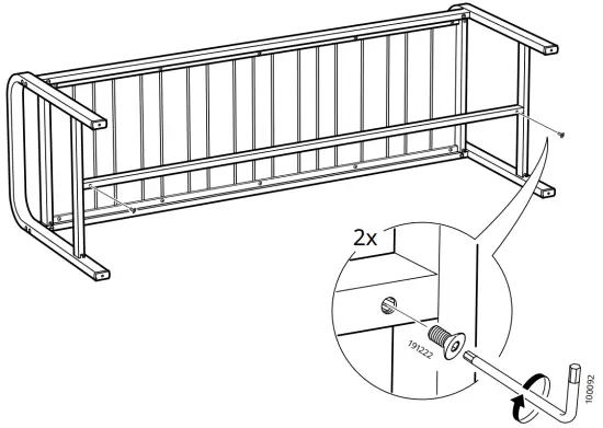 IKEA 504 019 86 SJALLAND Outdoor Bench - fig8